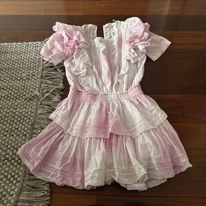 LoveShackFancy White Lace Detail Top